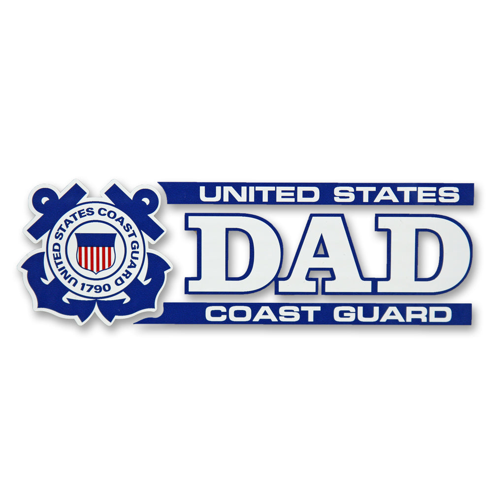 Coast Guard Dad Decal
