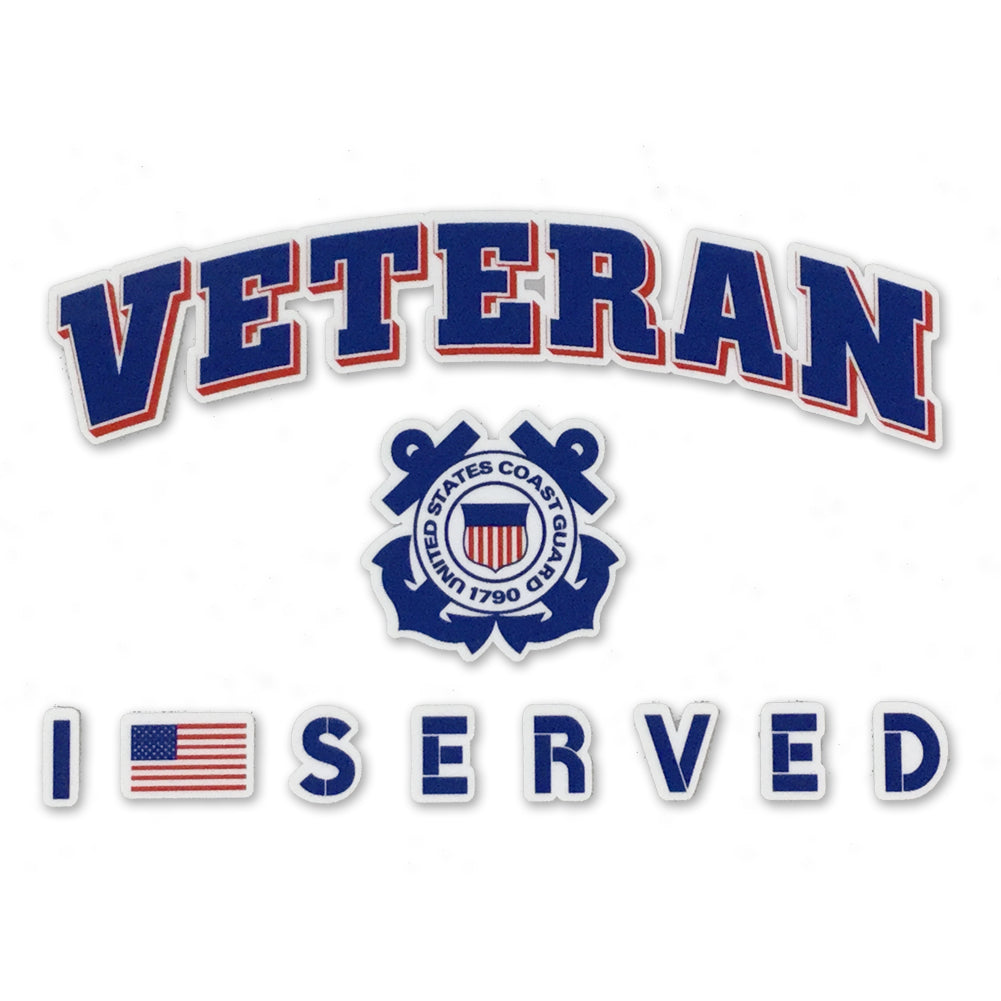 USCG Veteran I Served Decal