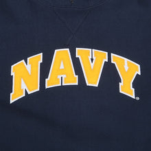 Load image into Gallery viewer, Navy Ladies Tackle Twill Fleece Stripe Hood (Navy)