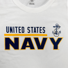 Load image into Gallery viewer, United States Navy Ladies Under Armour T-Shirt (White)