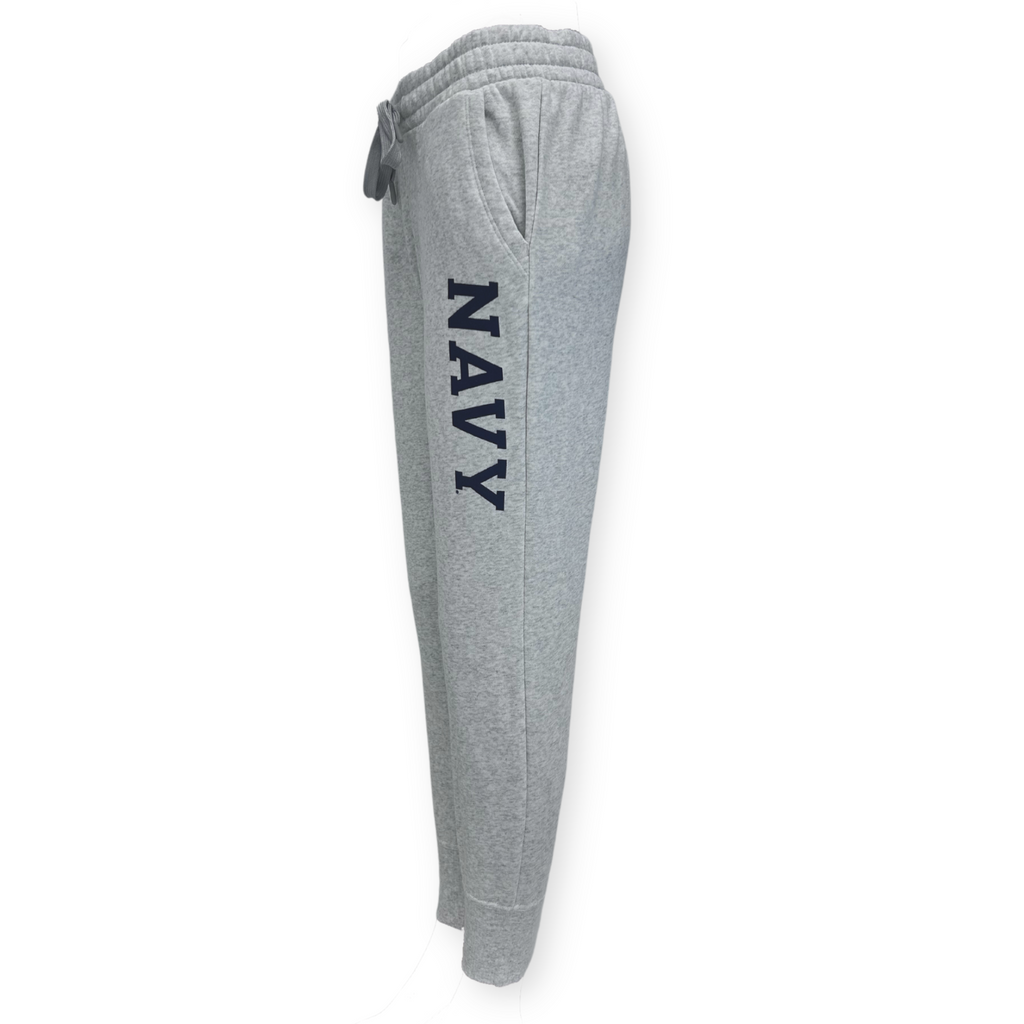 Navy Ladies Under Armour All Day Fleece Joggers (Grey)