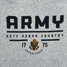 Load image into Gallery viewer, Army Ladies Under Armour Duty Honor Country All Day Fleece Hood (Silver Heather)