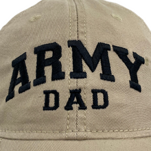 Load image into Gallery viewer, Army Dad Relaxed Twill Hat (Khaki/Black)