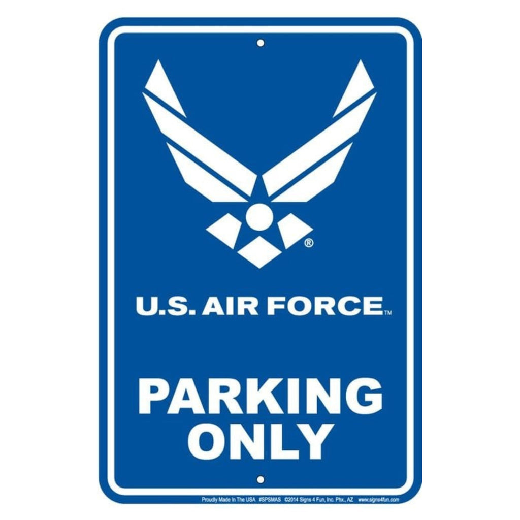 Air Force Wings Parking Only Sign