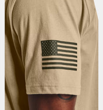 Load image into Gallery viewer, Under Armour New Freedom Logo T-Shirt (Sand)