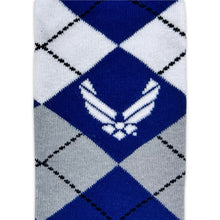 Load image into Gallery viewer, Air Force Wings Dress Argyle Socks