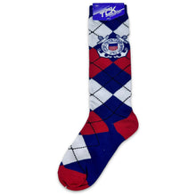 Load image into Gallery viewer, Coast Guard Seal Dress Argyle Socks