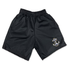 Load image into Gallery viewer, Navy Youth Anchor Logo Mesh Shorts