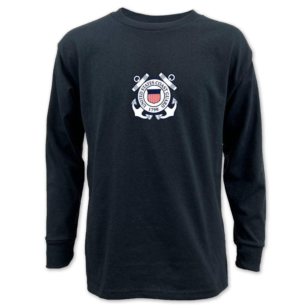 Coast Guard Youth Logo Long Sleeve T-Shirt