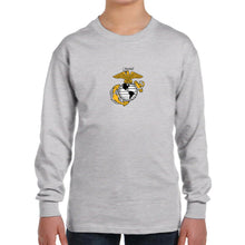 Load image into Gallery viewer, Marines Youth EGA Logo Long Sleeve T-Shirt