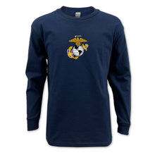 Load image into Gallery viewer, Marines Youth EGA Logo Long Sleeve T-Shirt