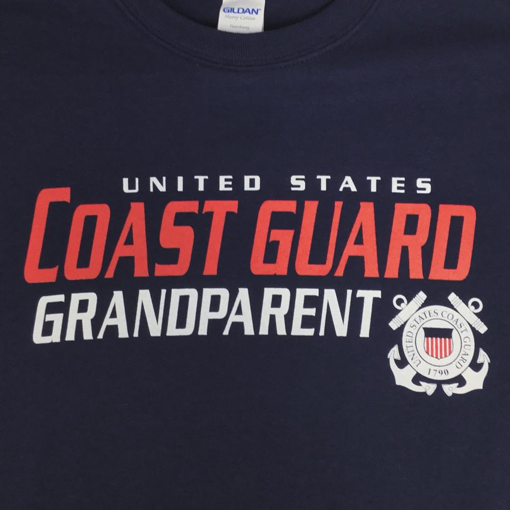 UNITED STATES COAST GUARD GRANDPARENT T-SHIRT (NAVY)