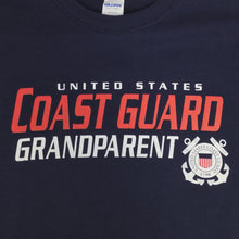 Load image into Gallery viewer, UNITED STATES COAST GUARD GRANDPARENT T-SHIRT (NAVY)