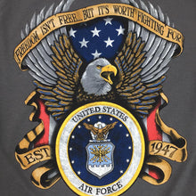 Load image into Gallery viewer, AIR FORCE FREEDOM ISNT FREE T-SHIRT