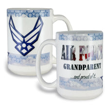 Load image into Gallery viewer, AIR FORCE GRANDPARENT COFFEE MUG 4