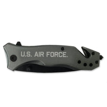 Load image into Gallery viewer, AIR FORCE LOCK BACK KNIFE (GREY) 1