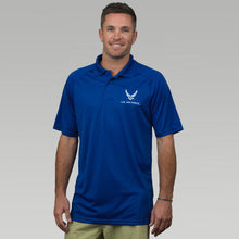 Load image into Gallery viewer, AIR FORCE PERFORMANCE POLO (ROYAL) 3
