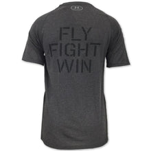 Load image into Gallery viewer, AIR FORCE UNDER ARMOUR FLY FIGHT WIN TECH T-SHIRT (CHARCOAL) 6