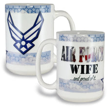 Load image into Gallery viewer, Air Force Wife Coffee Mug