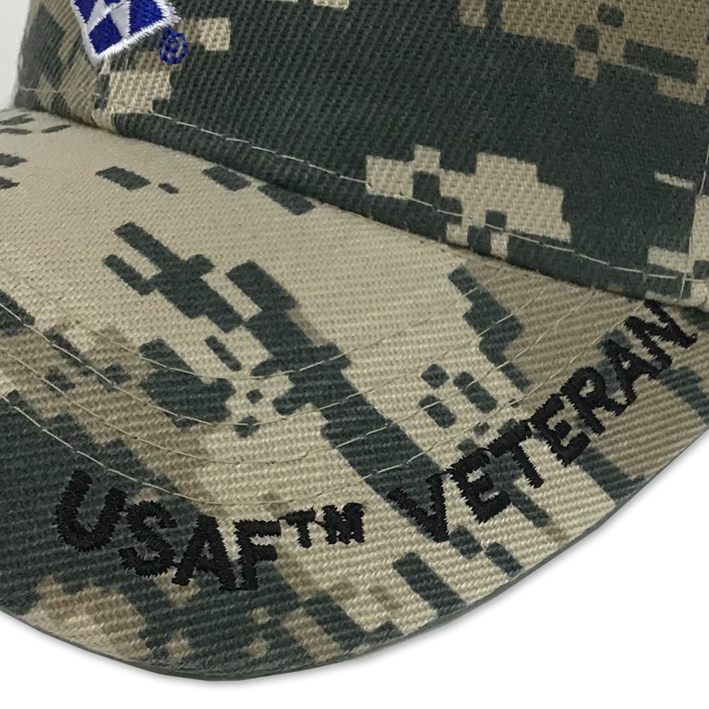 AIR FORCE WINGS VETERAN DIGITAL CAMO HAT (CAMO) 5