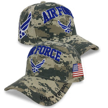 Load image into Gallery viewer, AIR FORCE WINGS VETERAN DIGITAL CAMO HAT (CAMO) 4