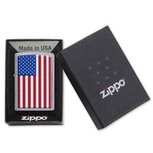 Load image into Gallery viewer, American Flag Chrome Color Zippo Lighter