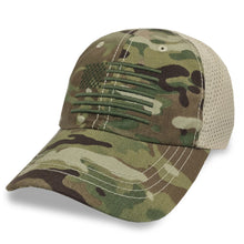 Load image into Gallery viewer, AMERICAN FLAG MESH HAT (CAMO) 5