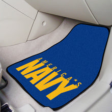Load image into Gallery viewer, NAVY CARPET CAR MATS 2