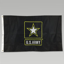 Load image into Gallery viewer, ARMY STAR 2 SIDED EMBROIDERED FLAG (3&#39;X5&#39;) 1