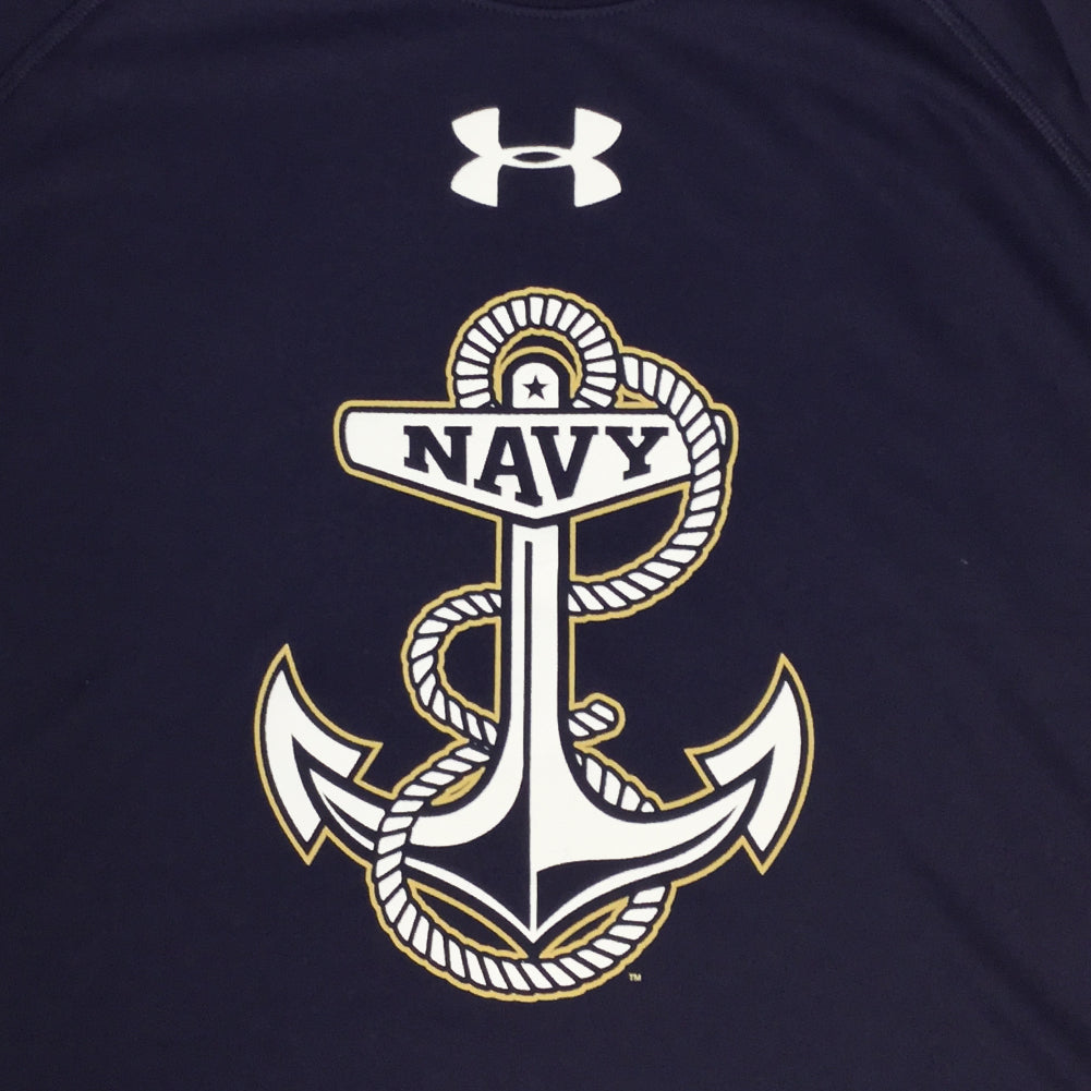 NAVY UNDER ARMOUR ANCHOR TECH T-SHIRT (NAVY) 1