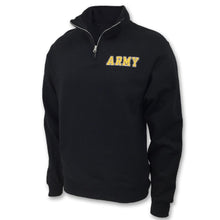 Load image into Gallery viewer, ARMY 1/4 ZIP SWEATSHIRT (BLACK) 2