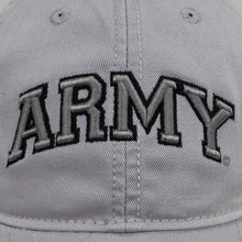 Load image into Gallery viewer, ARMY ARCH LOW PROFILE HAT (SILVER) 1