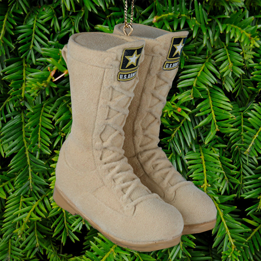 ARMY COMBAT BOOTS ORNAMENT 1