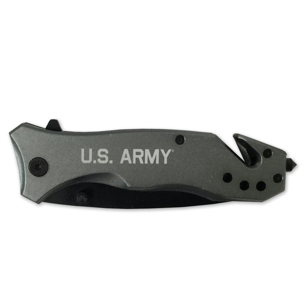 ARMY LOCK BACK KNIFE (GREY) 1