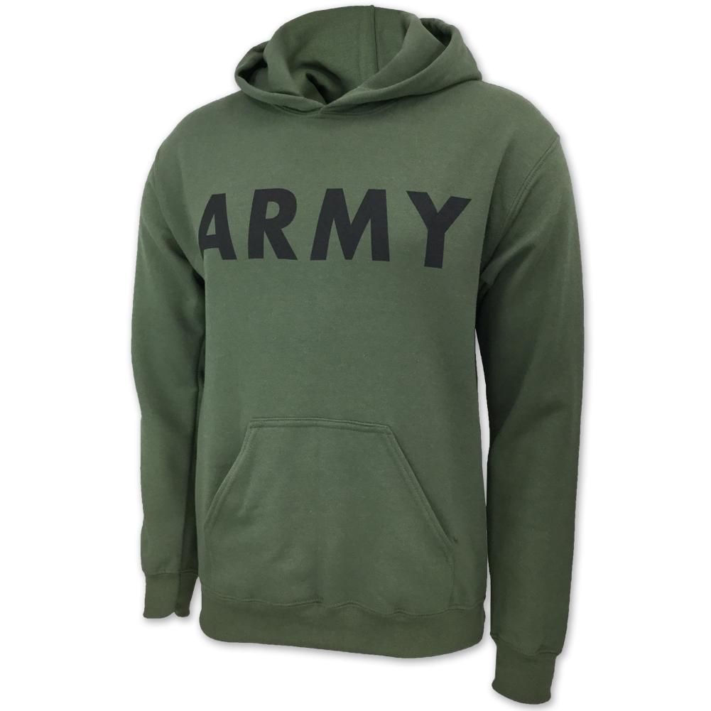 ARMY LOGO CORE HOOD (GREEN) 2