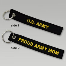 Load image into Gallery viewer, ARMY PROUD MOM KEY CHAIN