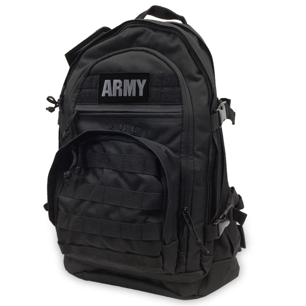 ARMY S.O.C 3 DAY PASS BAG (BLACK/GREY)