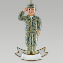 Load image into Gallery viewer, ARMY SOLDIER ORNAMENT