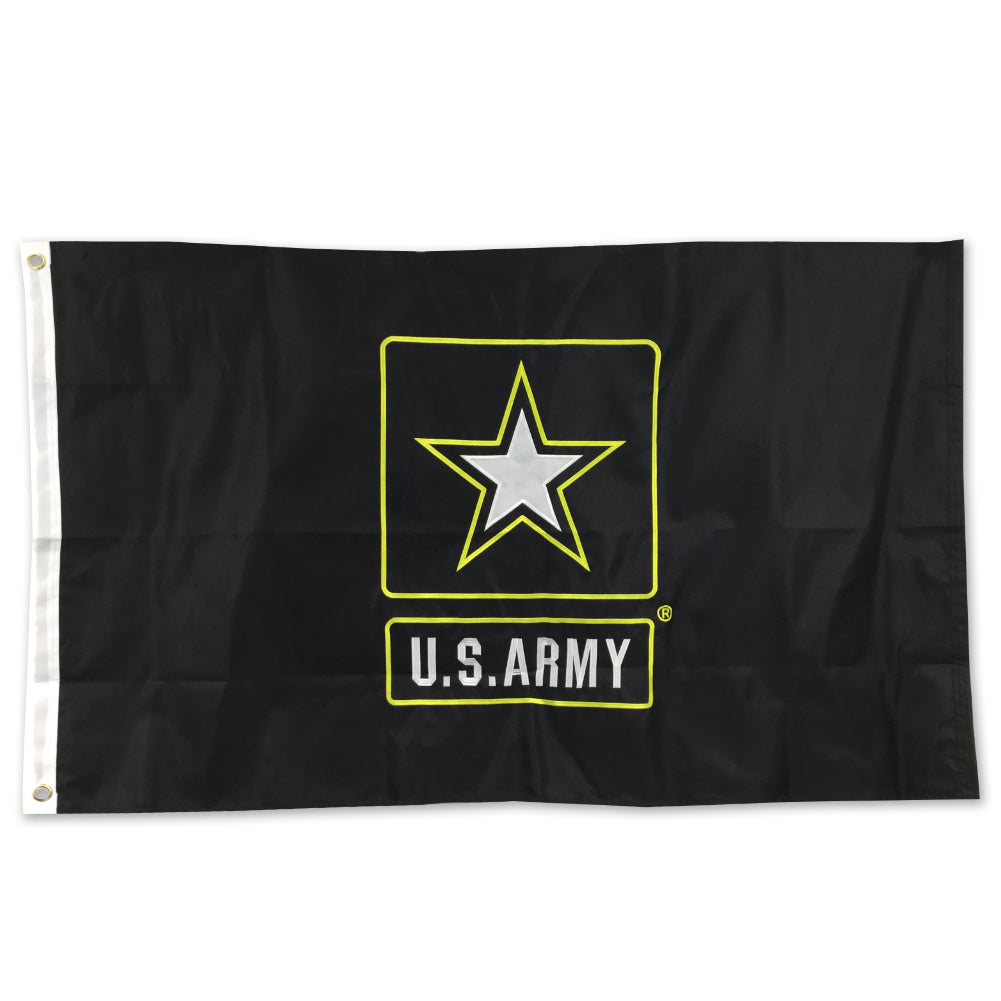 ARMY STAR 2 SIDED EMBROIDERED FLAG (3'X5') 2