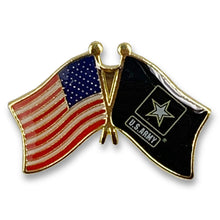 Load image into Gallery viewer, ARMY STAR USA FLAG LAPEL PIN 2