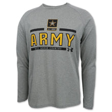 Load image into Gallery viewer, ARMY UNDER ARMOUR STAR LOGO LONG SLEEVE T-SHIRT (GREY) 1