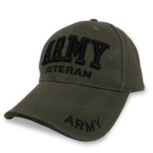 Load image into Gallery viewer, ARMY VETERAN LOW PROFILE HAT (OD GREEN) 2
