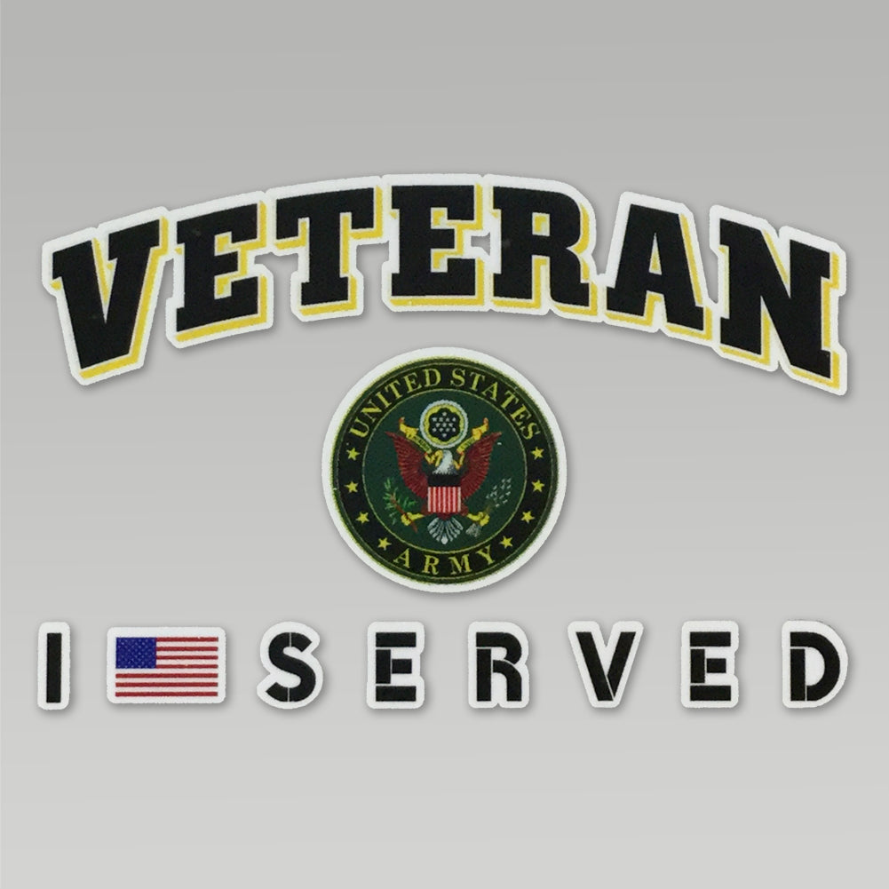 ARMY VETERAN I SERVED DECAL
