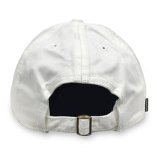 Load image into Gallery viewer, Navy Mom Relaxed Twill Hat (White/Navy)