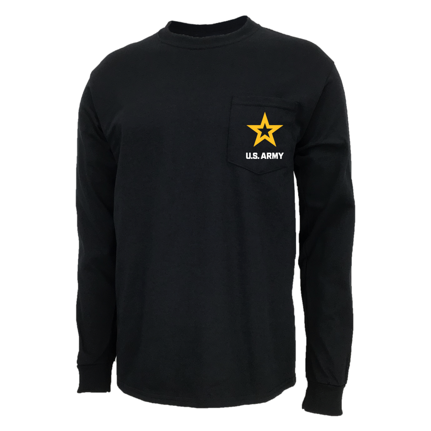 Army Star Pocket Long Sleeve T-Shirt