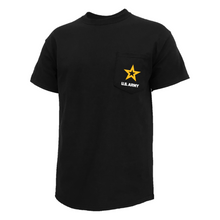 Load image into Gallery viewer, Army Star Pocket T-Shirt