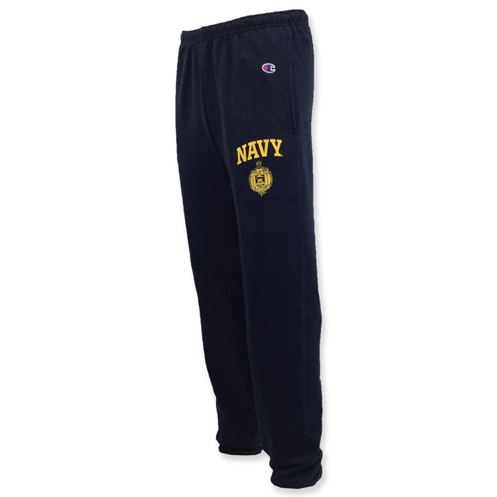 CHAMPION NAVY FLEECE ISSUE SWEATPANTS (NAVY) 3