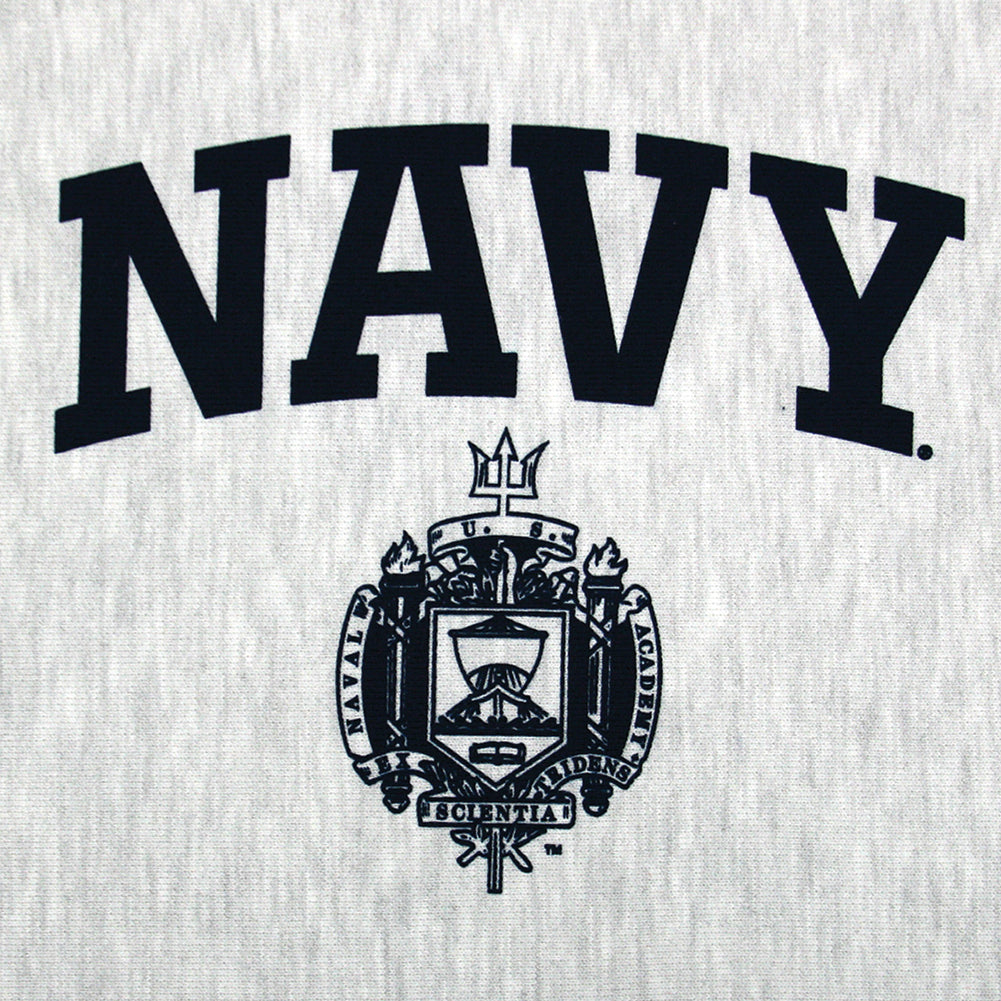 USNA ISSUE CHAMPION REVERSE WEAVE HOOD (ASH) 1