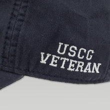 Load image into Gallery viewer, COAST GUARD SEAL VETERAN TWILL HAT (NAVY) 1