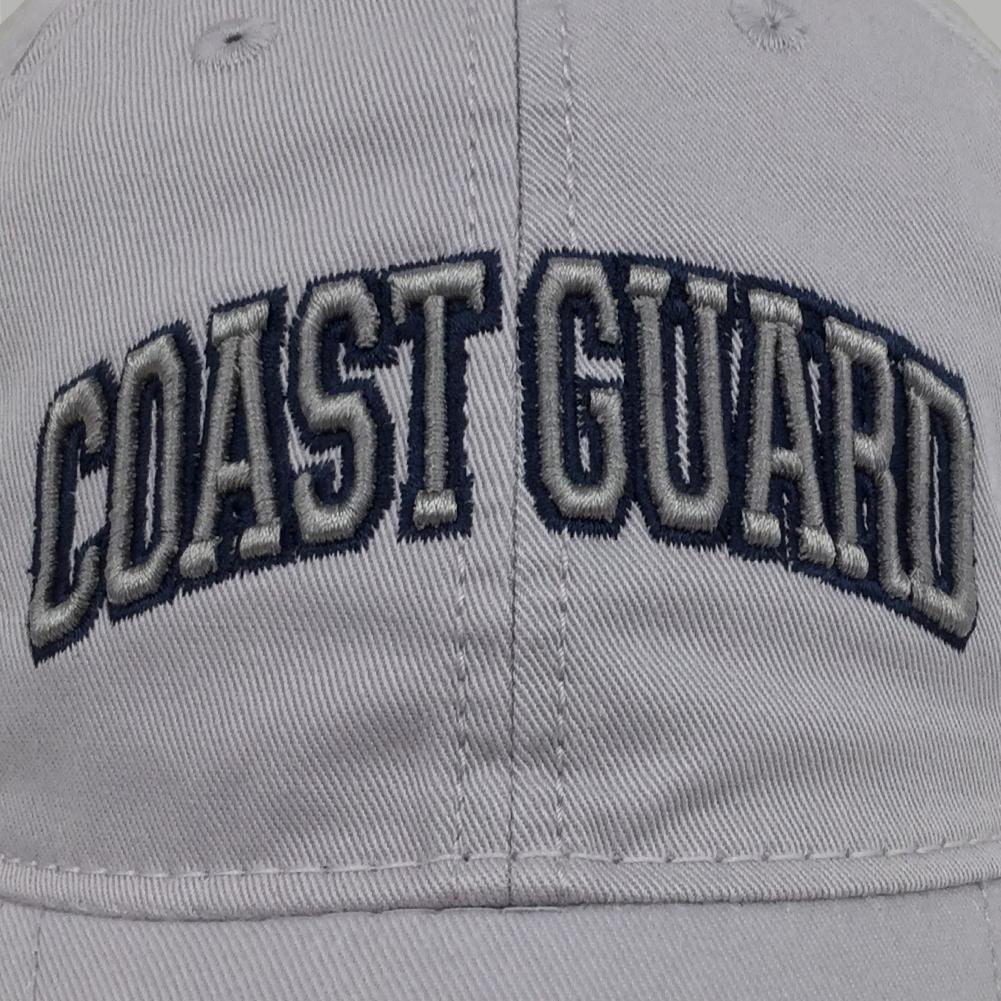 COAST GUARD ARCH LOW PROFILE HAT (SILVER) 1